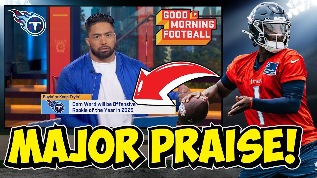 Tennessee Titans Fan in SHOCK Over Cam Ward Prediction on Good Morning Football