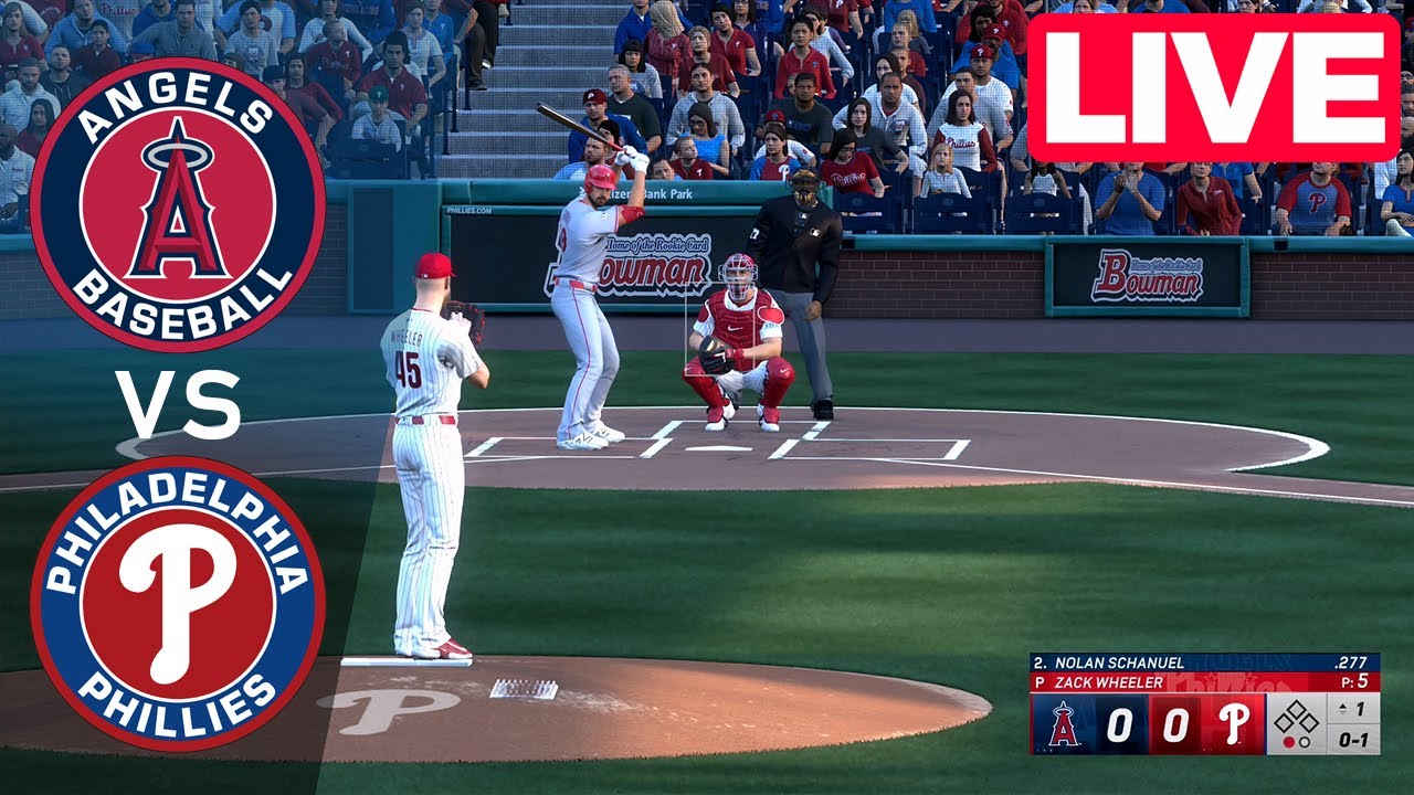 MLB LIVE🔴 Philadelphia Phillies vs Los Angeles Angels - Jul 18, 2025 | Full Game MLB 2025 EN VIVO