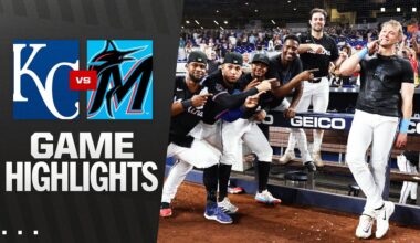 Royals vs. Marlins Game Highlights (7/18/25) | MLB Highlights