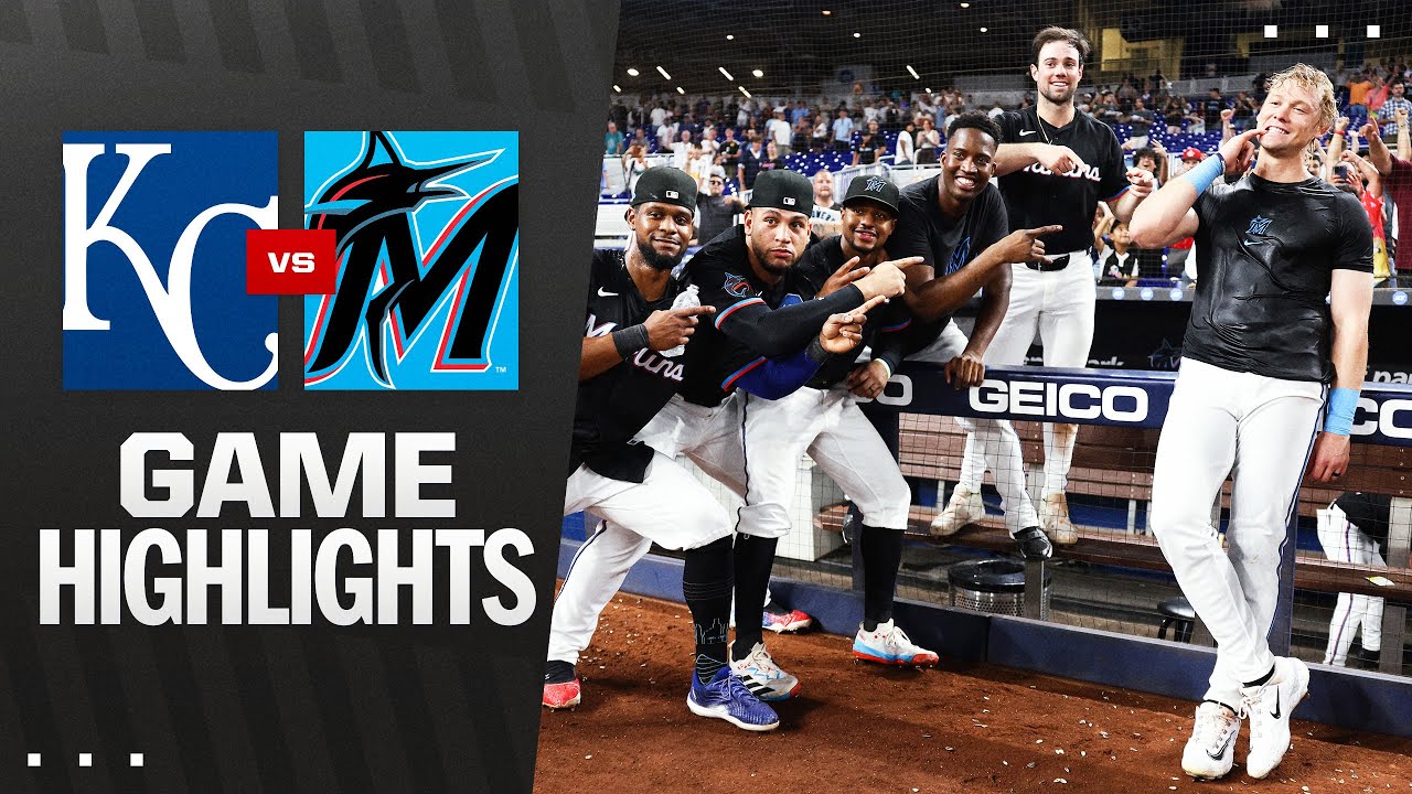 Royals vs. Marlins Game Highlights (7/18/25) | MLB Highlights