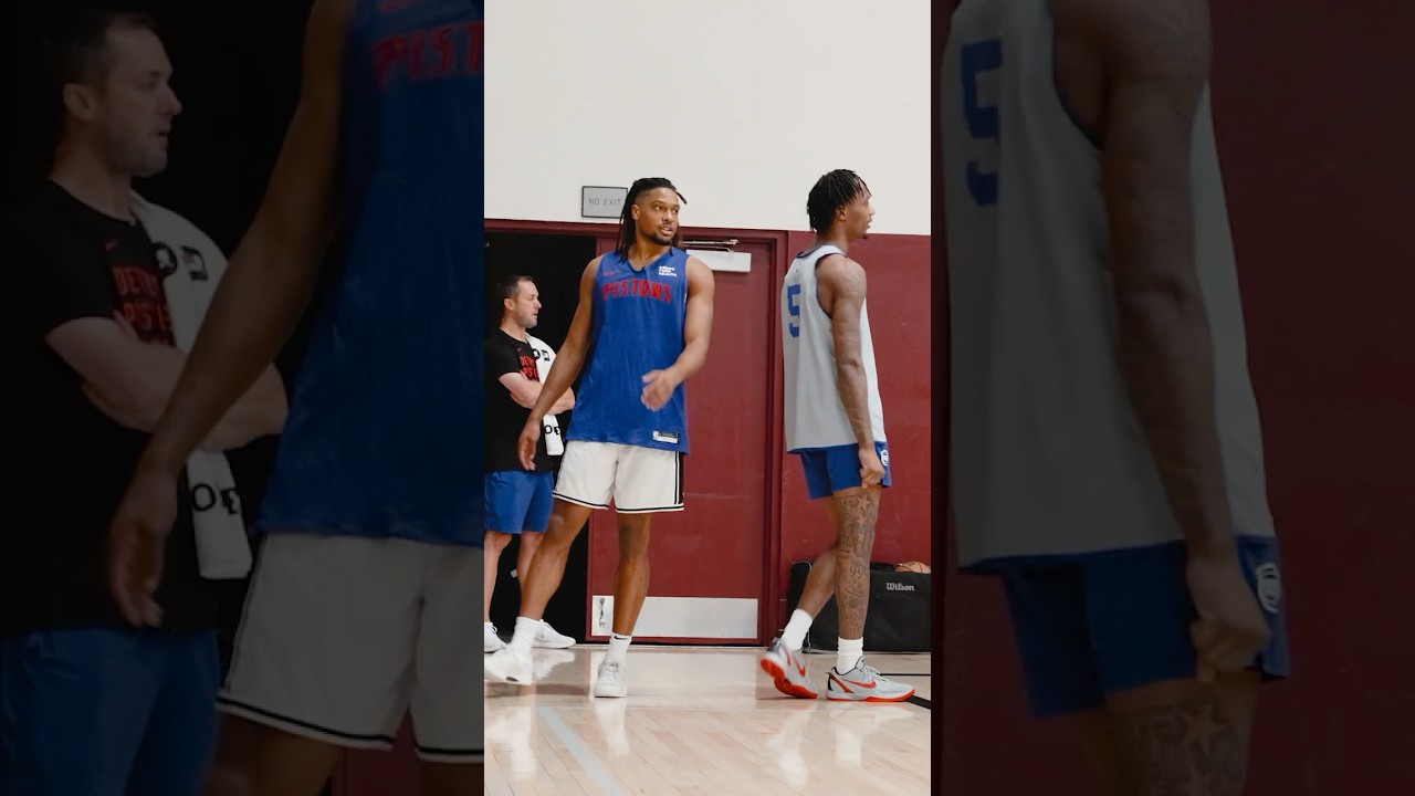 Mic’d Up with Chaz at Summer League Practice 🎙️ #pistons #detroitpistons  #nbasummerleague #nba