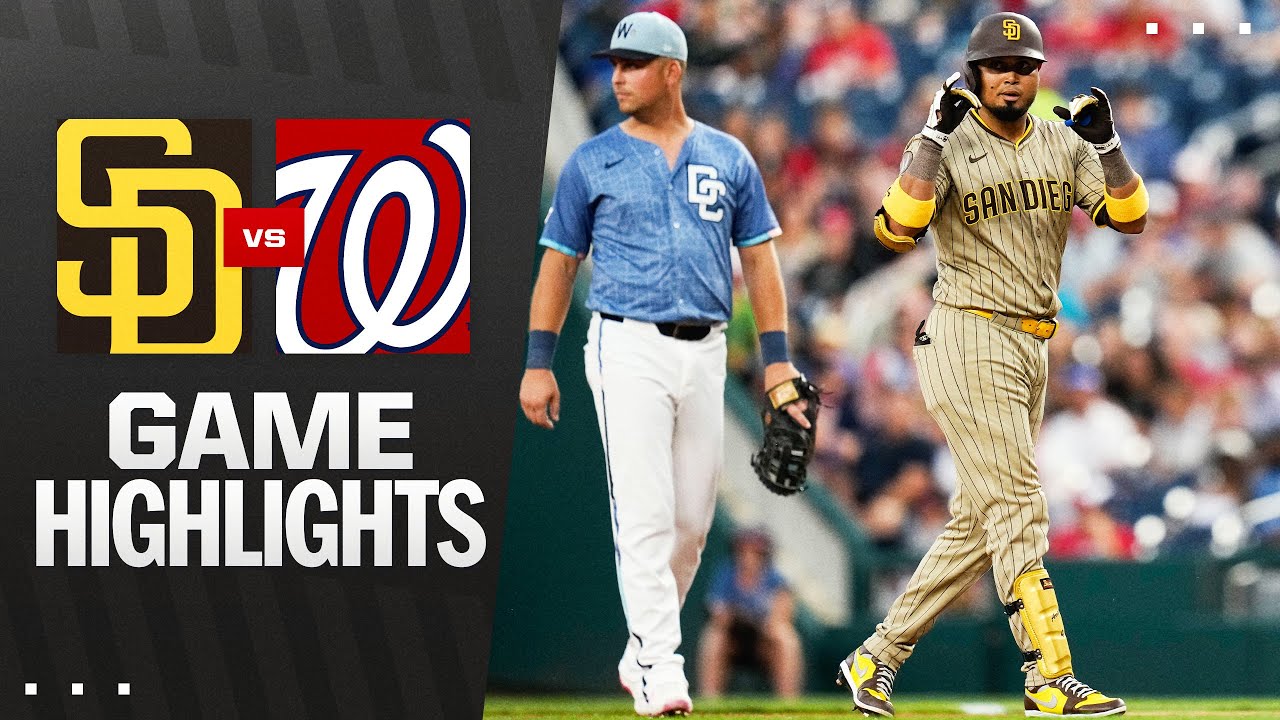 Padres vs. Nationals Game Highlights (7/18/25) | MLB Highlights