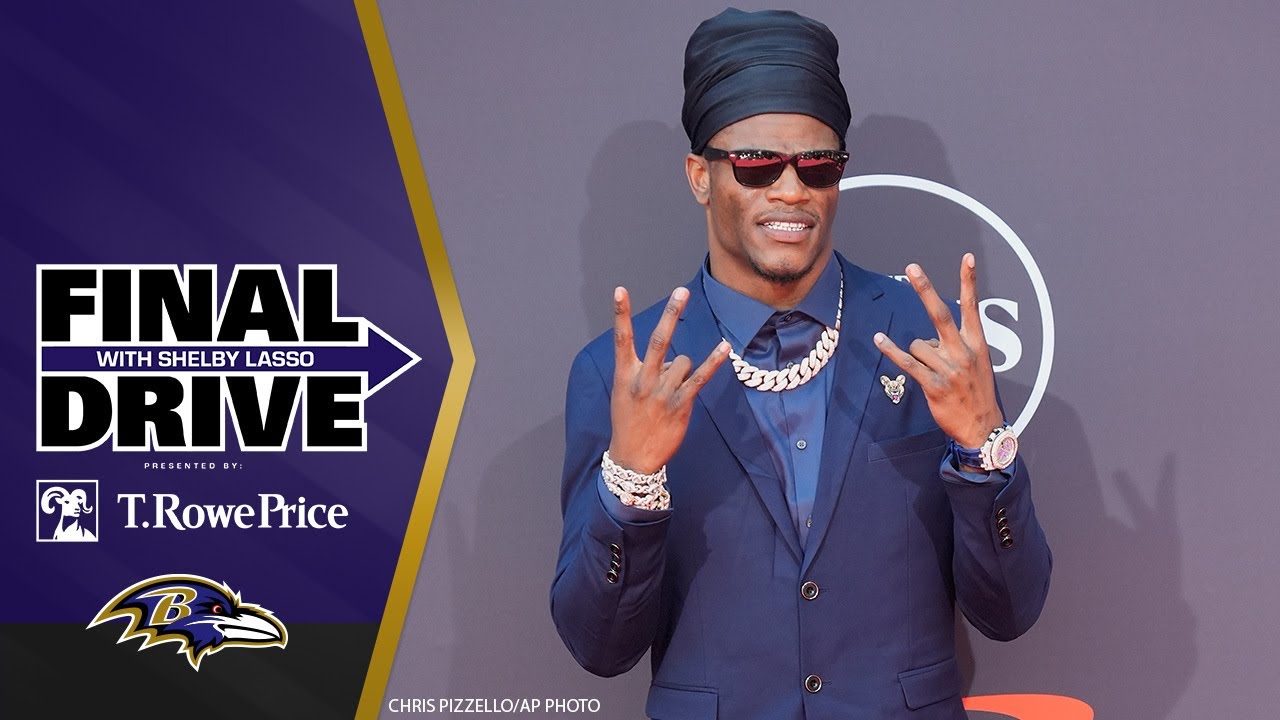 Lamar Jackson Lights Up the ESPYs Red Carpet | Ravens Final Drive