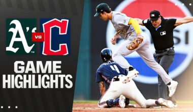 A's vs. Guardians Game Highlights (7/18/25) | MLB Highlights