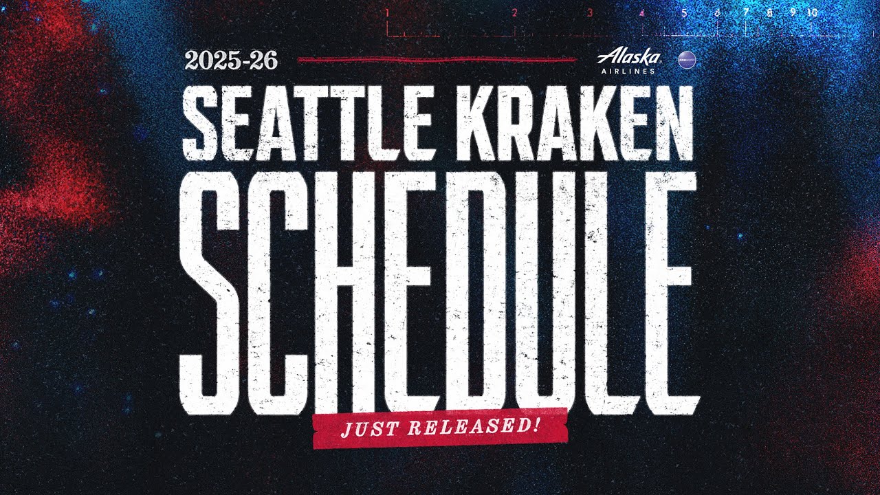 2025-26 Seattle Kraken Schedule Announcement pres. by Alaska Airlines