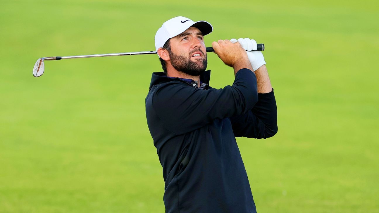 Scottie Scheffler builds 4-shot lead at Open Championship