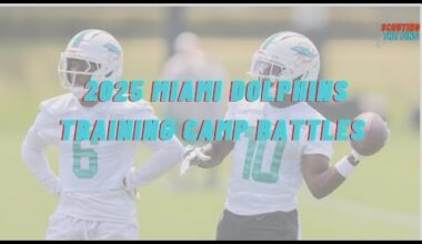2025 Miami Dolphins Offseason | Training Camp Battles | Scouting The Fins