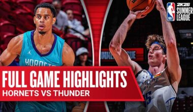 HORNETS vs THUNDER | NBA SUMMER LEAGUE | FULL GAME HIGHLIGHTS | July 19, 2025