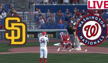 🔴LIVE🔴San Diego Padres vs Washington Nationals/July 19/ Baseball Envivo/  MLB The show 25