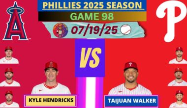 Philadelphia Phillies vs. Los Angeles Angels LIVE PLAY-BY-PLAY (07-19-25) #phillies #angels