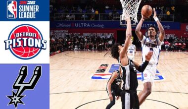 Detroit Pistons vs San Antonio Spurs | Jul 19 2025 | NBA 2K26 Summer League Today