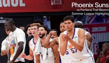 Phoenix Suns Team Highlights vs Portland Trail Blazers | Summer League 2025