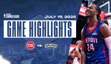 GAME HIGHLIGHTS | Detroit Pistons vs San Antonio Spurs | NBA 2K26 Summer League