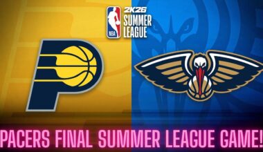 LIVE: Indiana Pacers vs New Orleans Pelicans...LAST Summer League Game for the LONG Off-Season!!