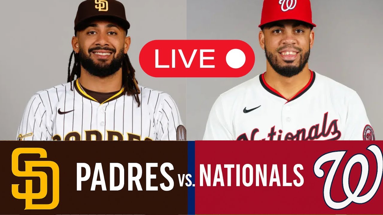 San Diego Padres Vs Nationals l Juego En Vivo l LIVE