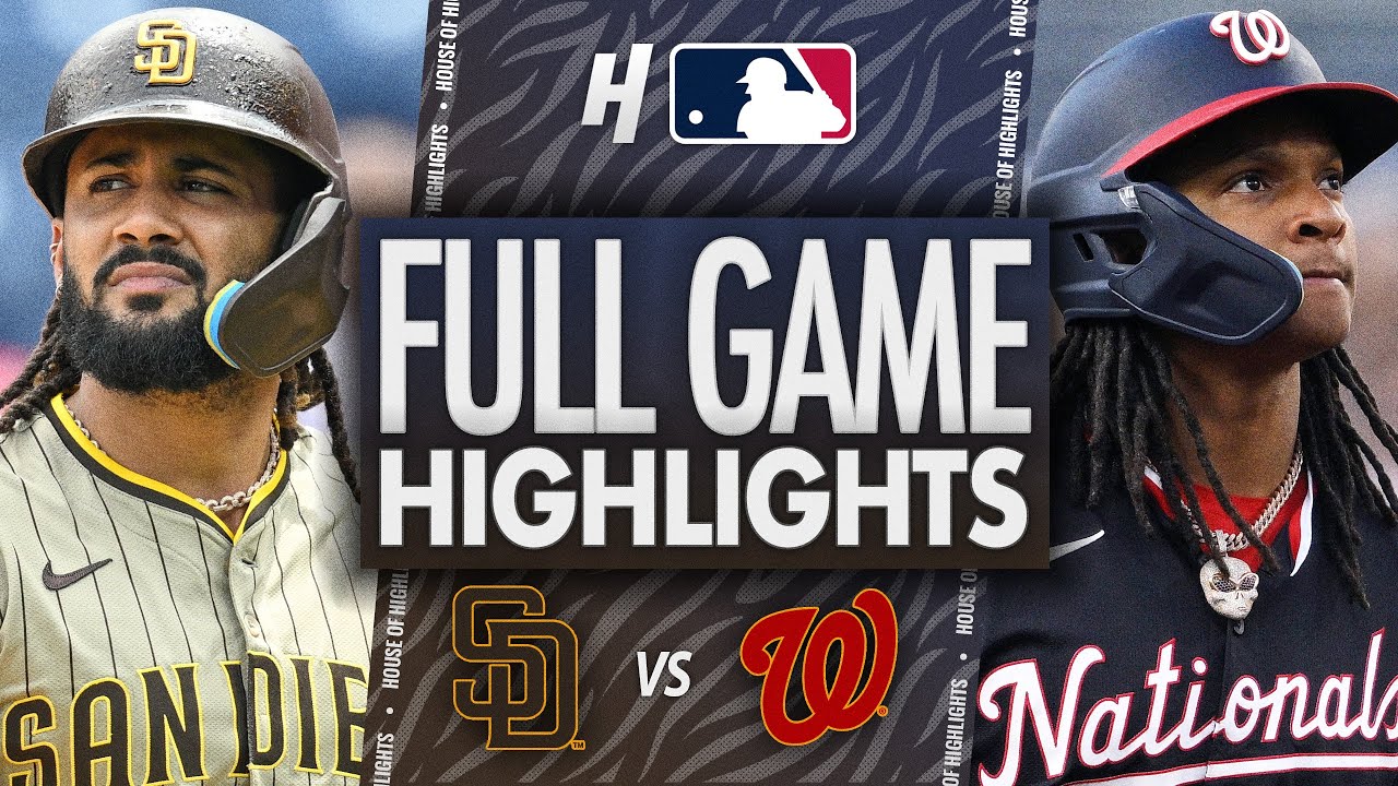 San Diego Padres  vs Washington Nationals - FULL GAME HIGHLIGHTS  | July 20, 2025 MLB Season