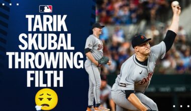 Tarik Skubal strikes out 11 on Sunday Night Baseball 😮‍💨