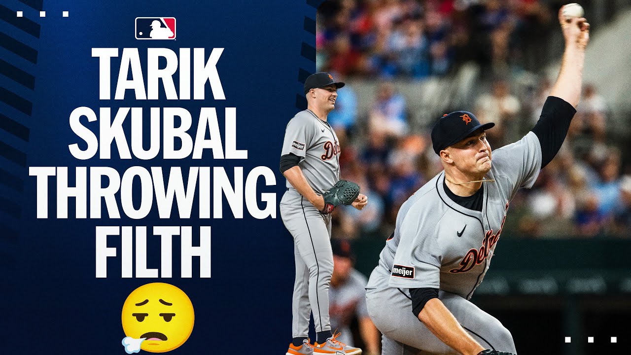 Tarik Skubal strikes out 11 on Sunday Night Baseball 😮‍💨