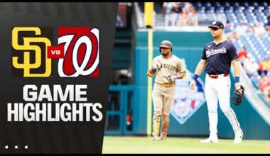 Padres vs. Nationals Game Highlights (7/20/25) | MLB Highlights