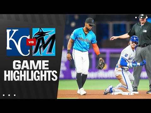 Royals vs. Marlins Game Highlights (7/20/25) | MLB Highlights