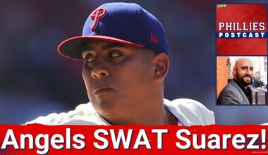 PHILLIES POSTCAST: Philadelphia Phillies fall to the Los Angeles Angels, 8-2; drop 2-of-3 in series
