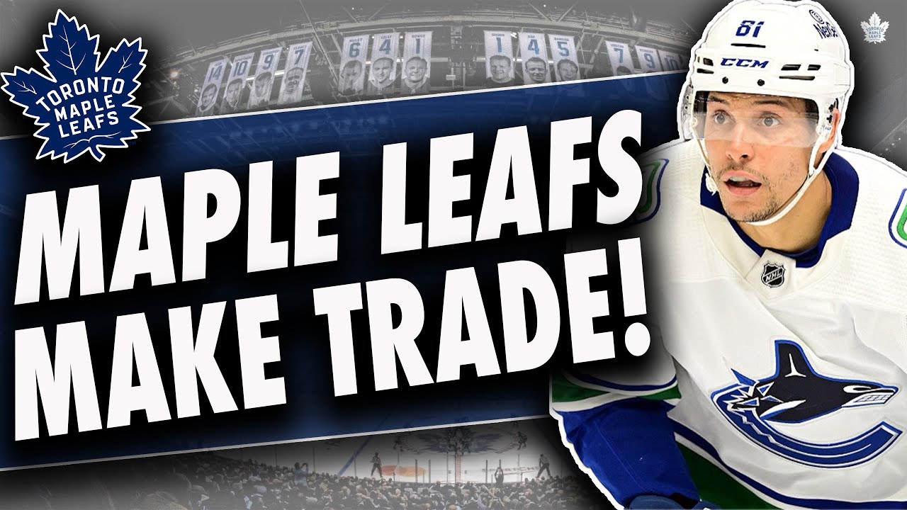 Maple Leafs trade for Dakota Joshua! Whats next?