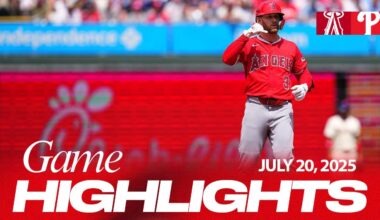 Angels vs. Phillies Game Highlights (7/20/25) | MLB Highlights