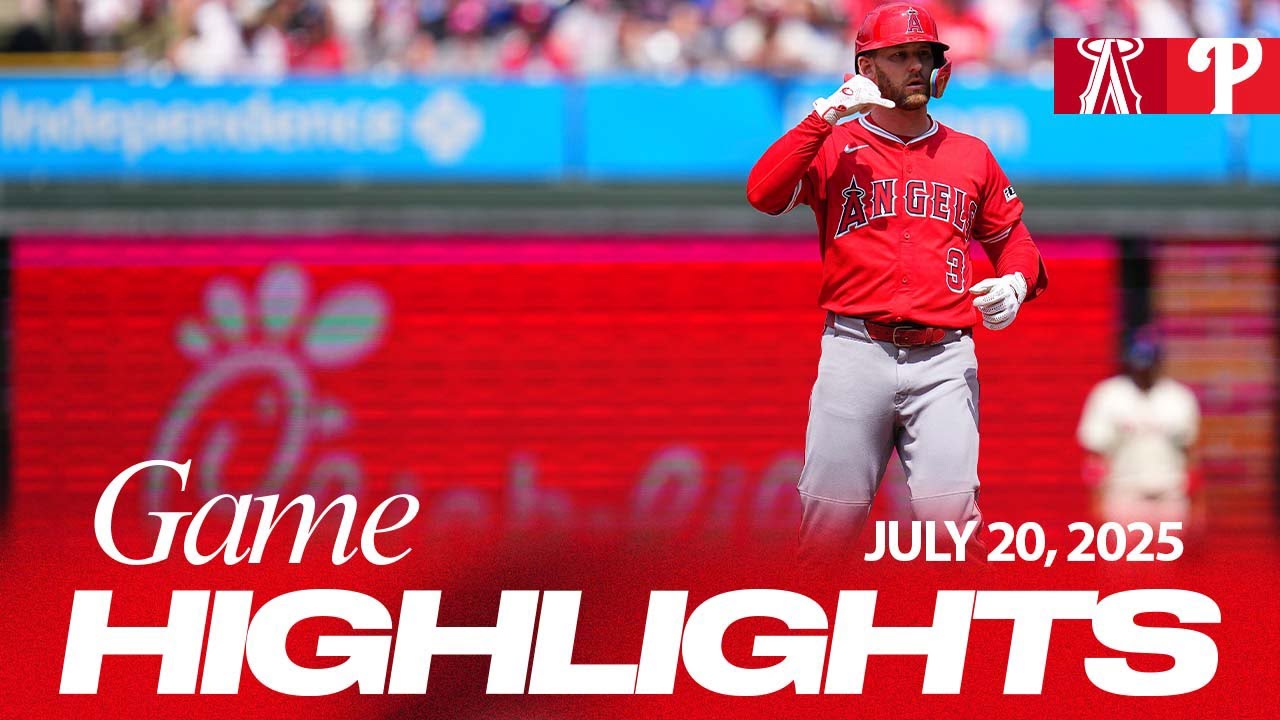 Angels vs. Phillies Game Highlights (7/20/25) | MLB Highlights