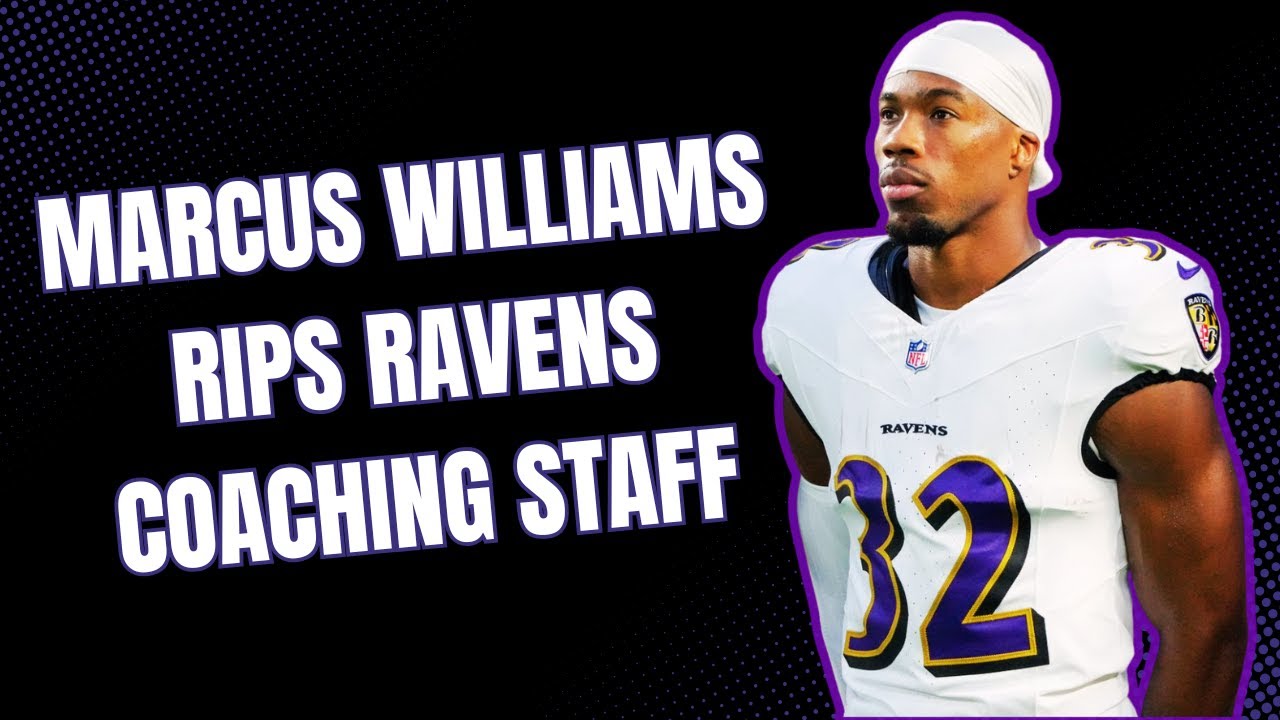 Marcus Williams SPEAKS OUT on Ravens Coaching FAILING Him!