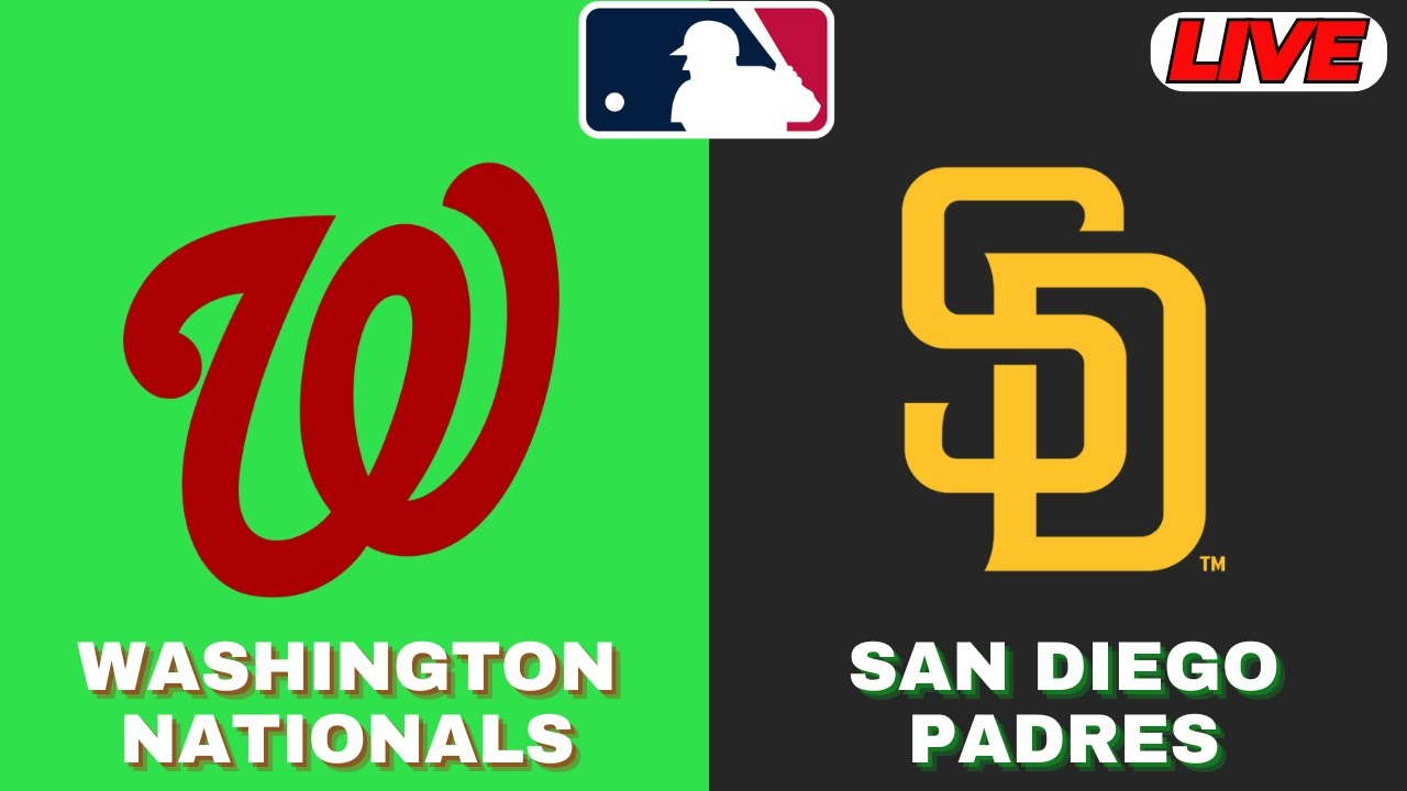 🔴LIVE : San Diego Padres Vs Washington Nationals | MLB 2025 | MLB Live Baseball Score | 21/07/2025
