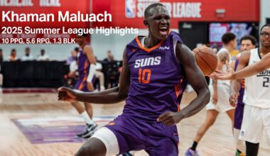 Khaman Maluach 2025 Summer League Highlights | Phoenix Suns