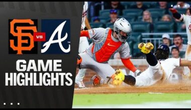 Giants vs. Braves Game Highlights (7/21/25) | MLB Highlights