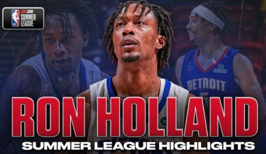 Ron Holland Summer League Highlights | Detroit Pistons