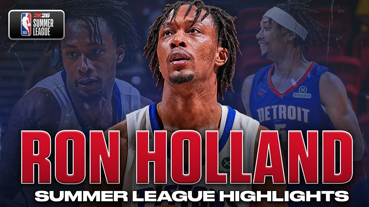Ron Holland Summer League Highlights | Detroit Pistons