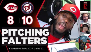 Cincinnati Reds lose to Washington Nationals, Brady Singer gives up 7 Runs LIVE MLB Chatterbox