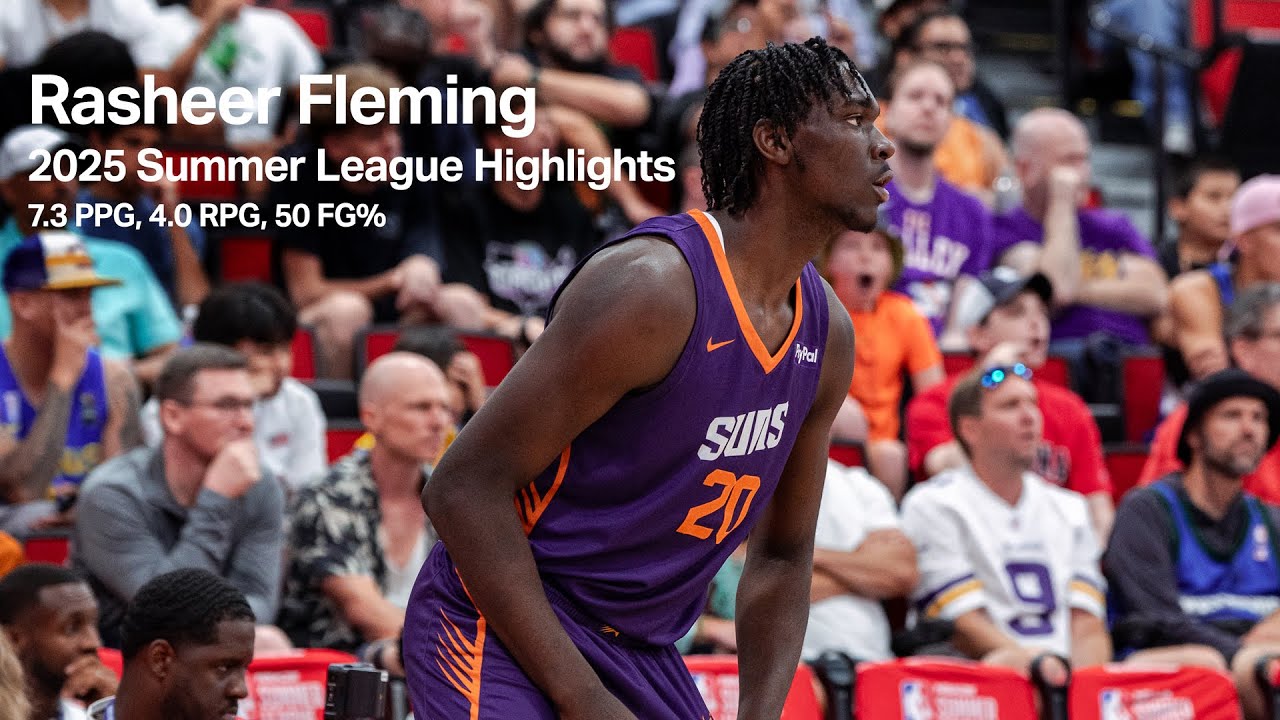 Rasheer Fleming 2025 Summer League Highlights | Phoenix Suns