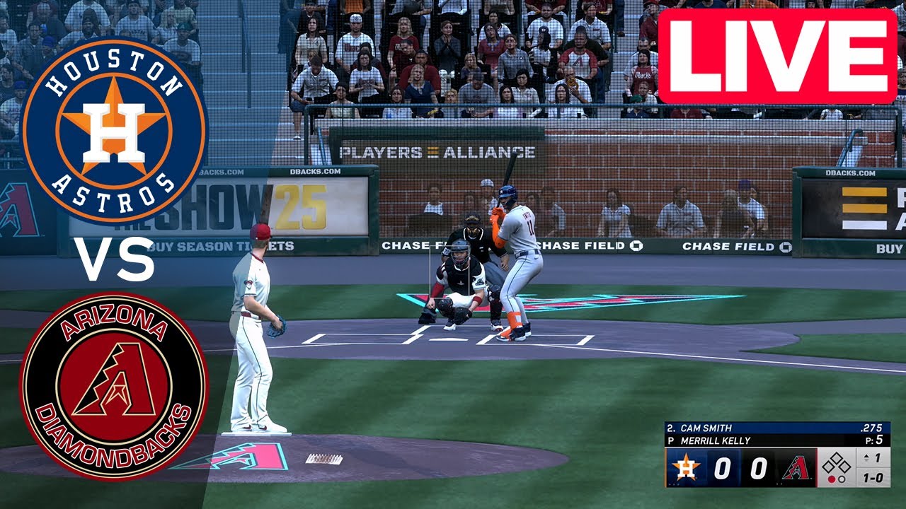 MLB LIVE🔴 Houston Astros vs Arizona Diamondbacks - Jul 21, 2025 | Full Game MLB 2025 EN VIVO