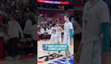 HORNETS VENCEM A SUMMER LEAGUE 👀🏆 #Shorts #NBA #Basquete