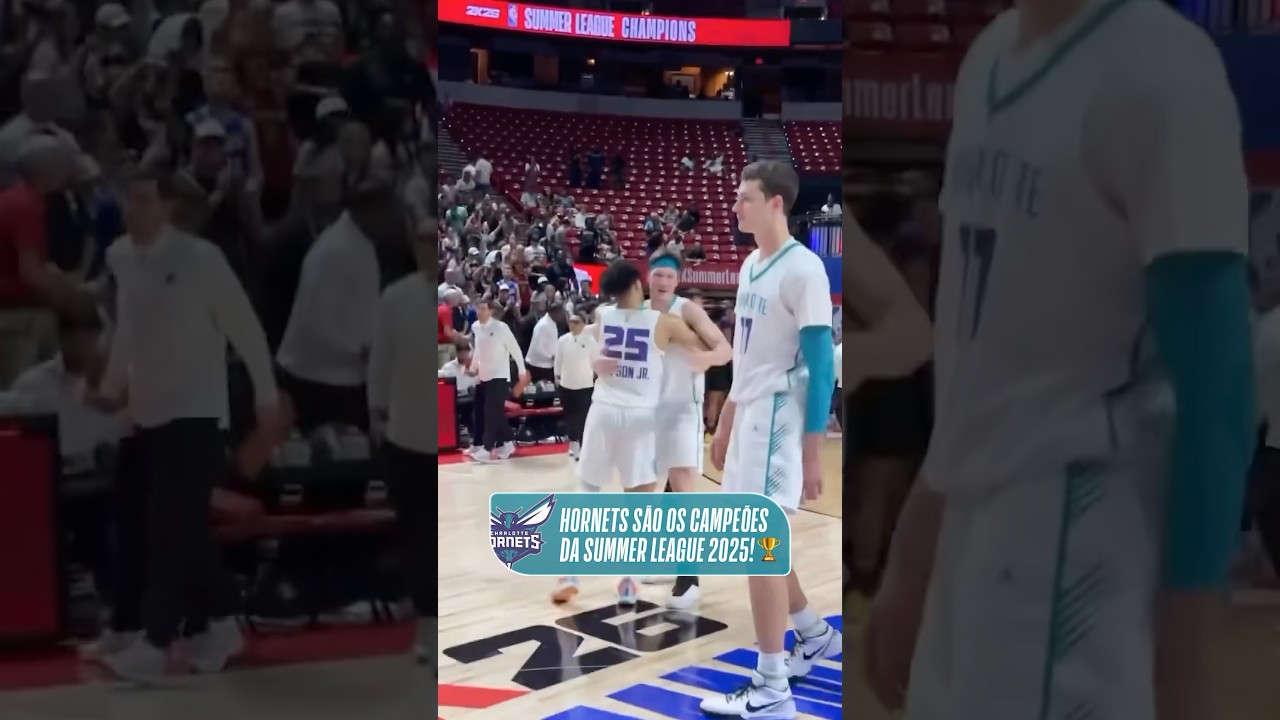 HORNETS VENCEM A SUMMER LEAGUE 👀🏆 #Shorts #NBA #Basquete