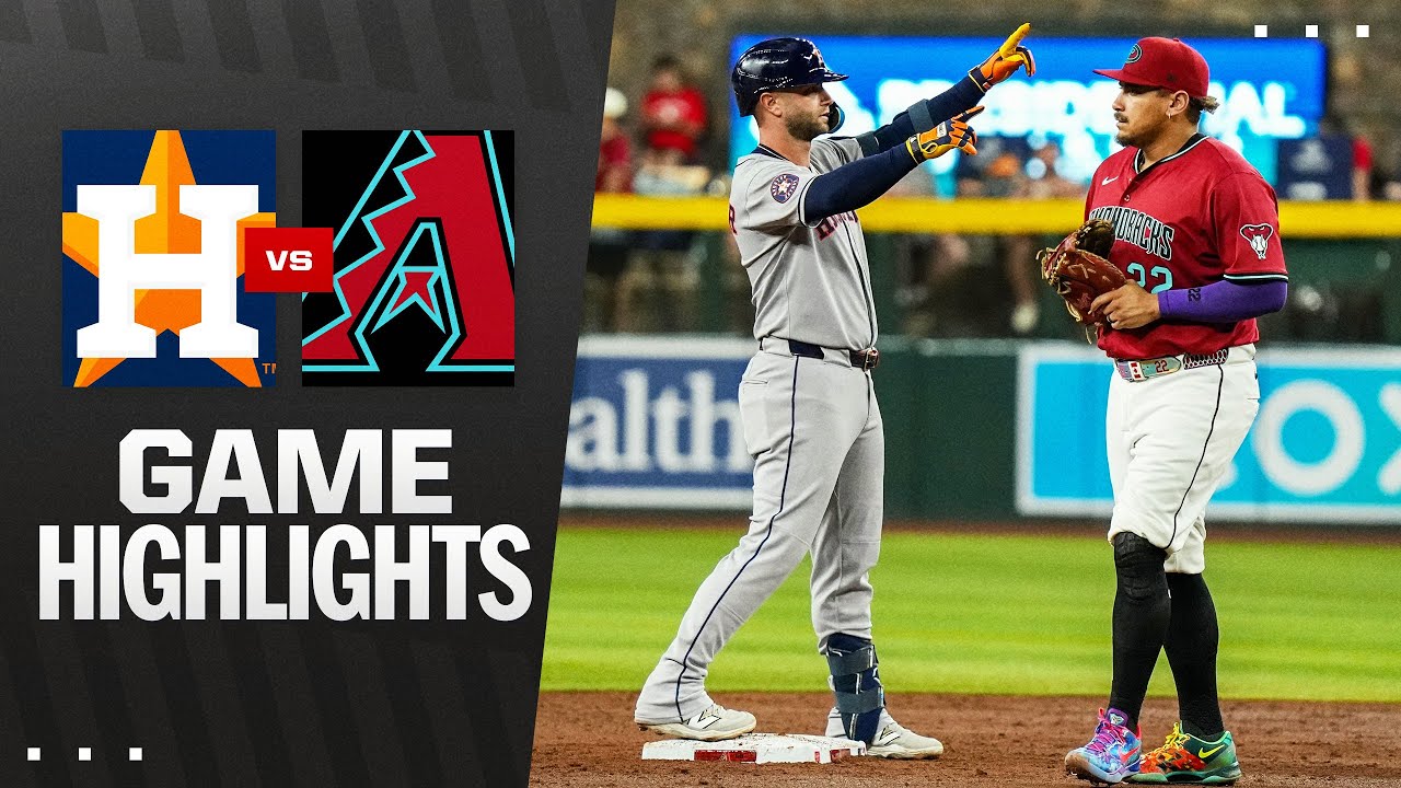 Astros vs. D-backs Game Highlights (7/21/25) | MLB Highlights