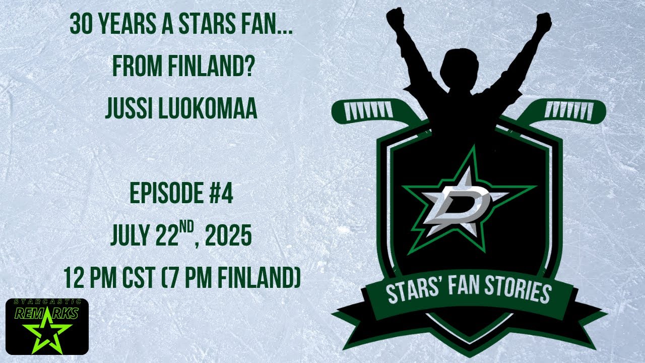 30 Years a Stars Fan from Finland? | Jussi’s Hockey Journey | Stars Fan Stories #4 | July 22nd, 2025
