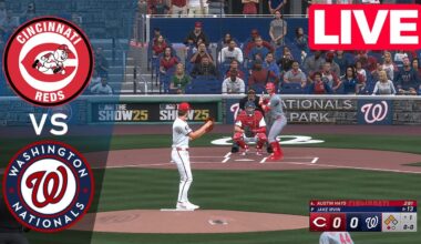 MLB LIVE🔴 Cincinnati Reds vs Washington Nationals - Jul 22, 2025 | Full Game MLB 2025 EN VIVO