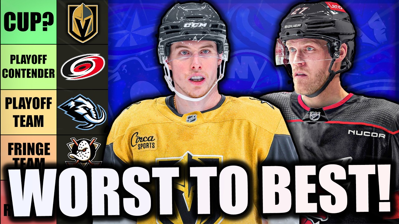 *RANKING* EVERY NHL TEAM FOR THE 2026 SEASON!