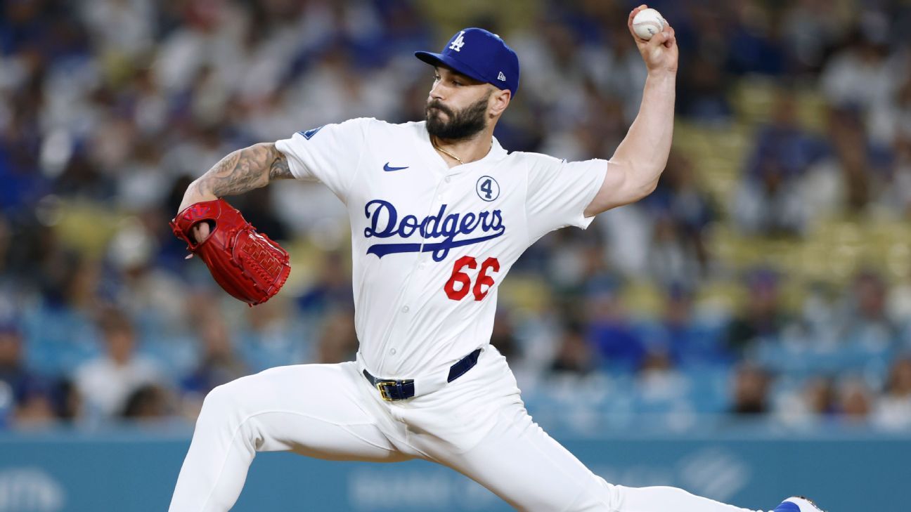 Dodgers ailing bullpen loses lefty Tanner Scott (elbow) to IL