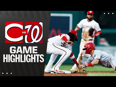 Reds vs. Nationals Game Highlights (7/22/25) | MLB Highlights