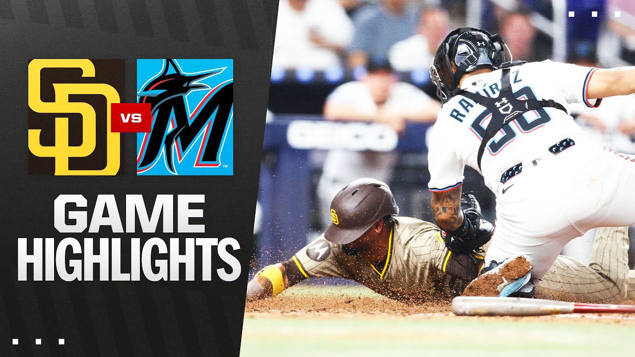 Padres vs. Marlins Game Highlights (7/22/25) | MLB Highlights
