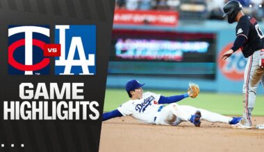 Twins vs. Dodgers Game Highlights (7/22/25) | MLB Highlights