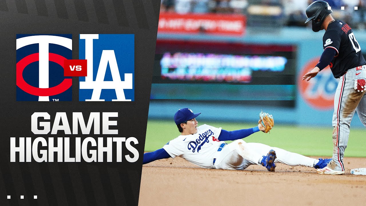 Twins vs. Dodgers Game Highlights (7/22/25) | MLB Highlights