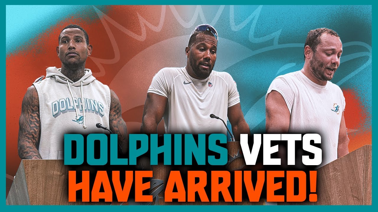 Miami Dolphins Vets Have Arrived! Player Press Conferences!