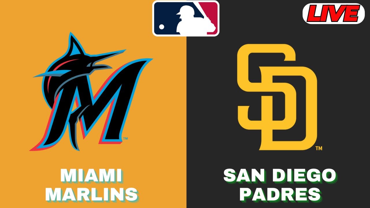 🔴LIVE : San Diego Padres Vs Miami Marlins | MLB 2025 | MLB Live Baseball Score